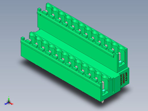DEGSON 2EDG 系列 5.0mm 可插拔接线端子组-2EDGVT-5.0-24P-14-00AH