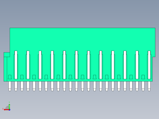 DEGSON 2EDG 系列 5.0mm 可插拔接线端子组-2EDGVT-5.0-24P-14-00AH后视缩略图