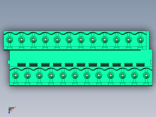DEGSON 2EDG 系列 5.0mm 可插拔接线端子组-2EDGVT-5.0-24P-14-00AH俯视缩略图