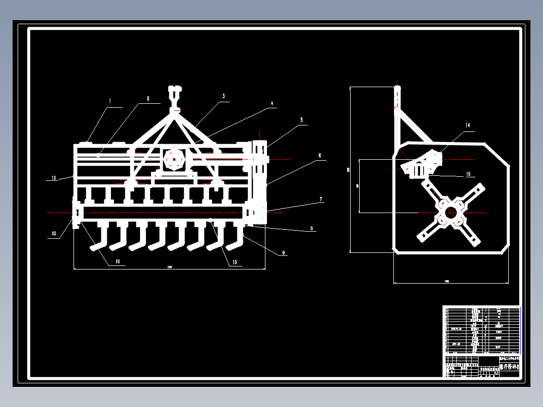 秸秆剪切实验装置结构设计