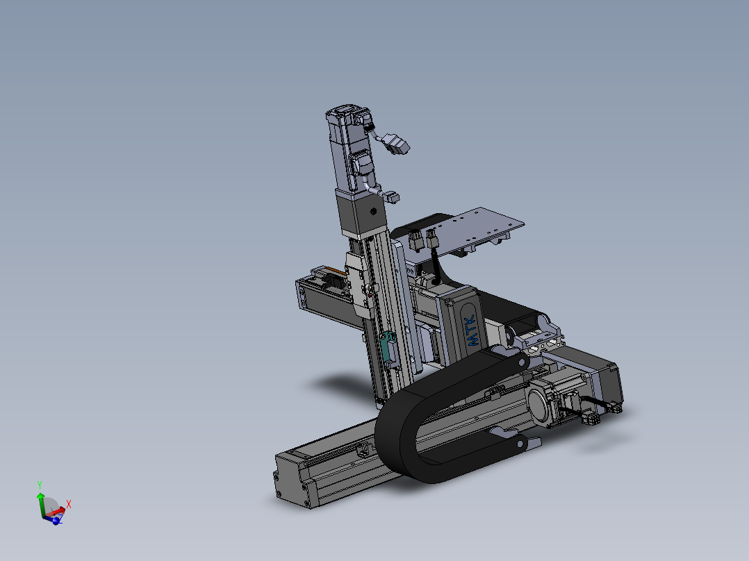 内嵌直交机械手XYG系列XYG321-A3主视图