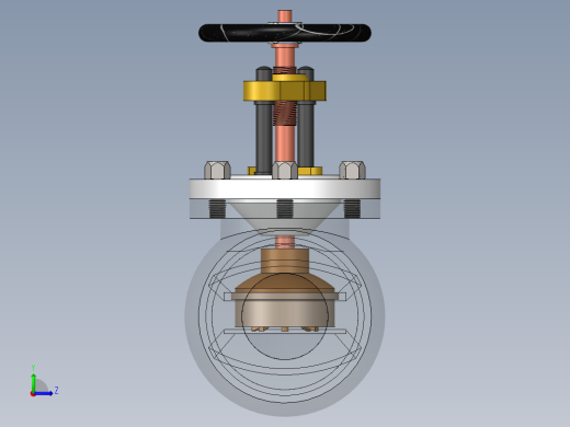 截止阀 (1)左视缩略图