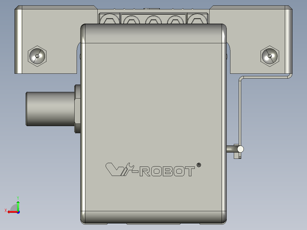 威洛博直线电机模组EB6-L140-S1800-光轴后视图