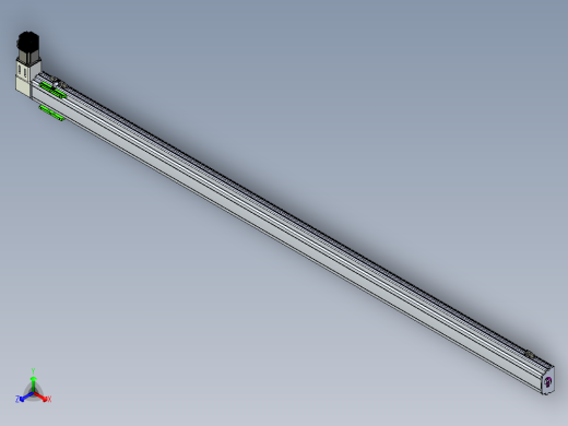 同步带滑台-半封闭B10-L90-S2300-R-P40-D3