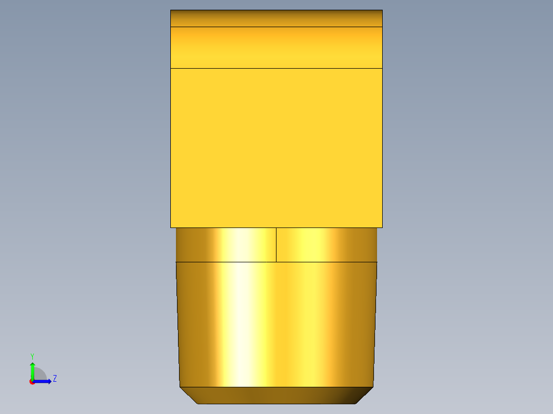 倒齿式工业管接头Hose Barb 90Deg Elbow to Male Pipe 129HB-6-8左视图