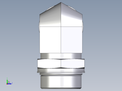 卡套式工业通用硬管接头EO_Adjustable_Locknut_elbow_WEE38SMOROMDCF左视缩略图