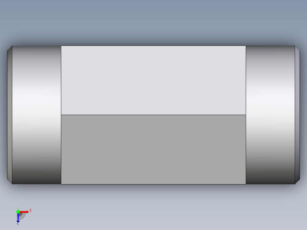 卡套式工业通用硬管接头EO_Union_tee_T28LCFX俯视图