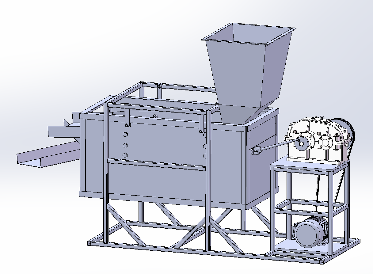 南瓜种子分选振动机设计SW2021