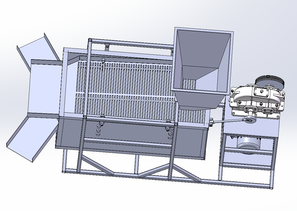 南瓜种子分选振动机设计SW2021