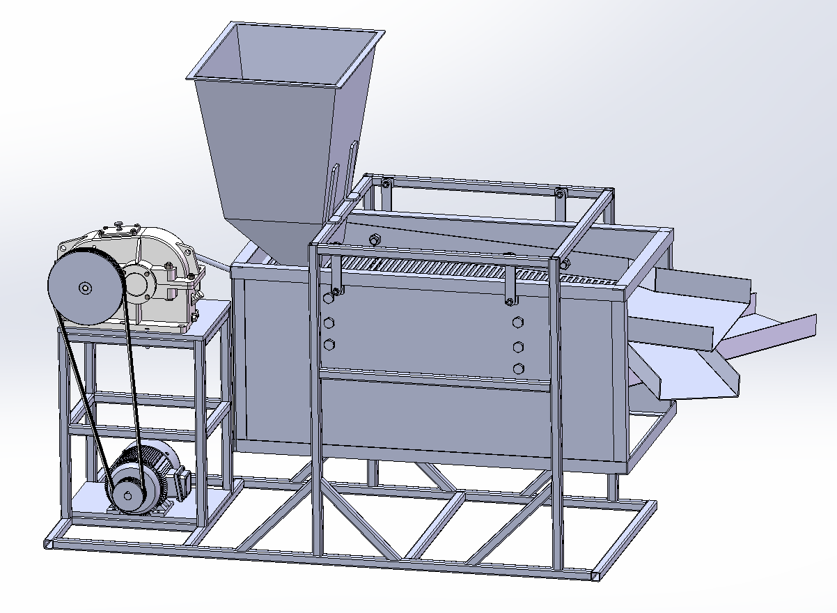 南瓜种子分选振动机设计SW2021