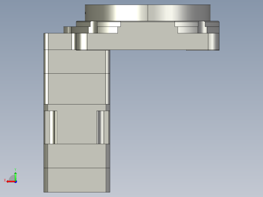 中空旋转平台KFN130-L2-50-N斜齿单级后视缩略图