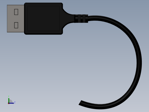 usb插头3左视缩略图