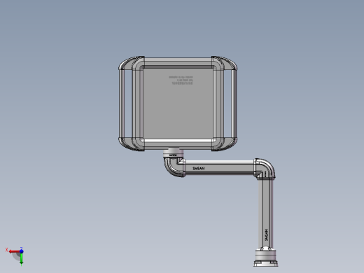 向上旋转底座+转角+90度箱体连接器+控制箱