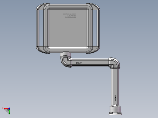 向上旋转底座+转角+90度箱体连接器+控制箱前视缩略图