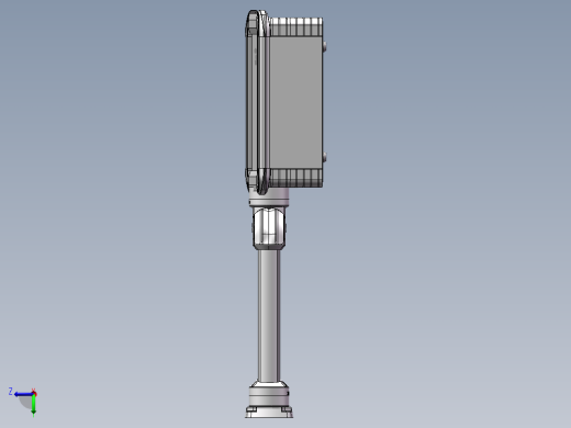 向上旋转底座+转角+90度箱体连接器+控制箱右视缩略图