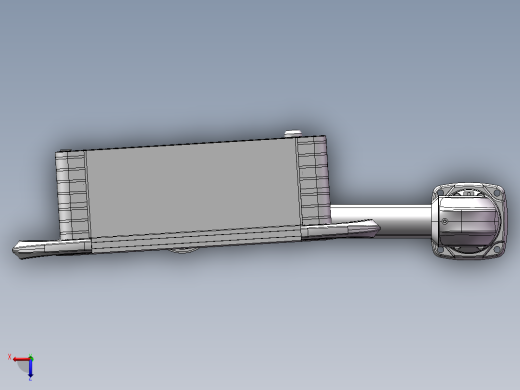 向上旋转底座+转角+90度箱体连接器+控制箱俯视缩略图