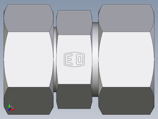 卡套式工业通用硬管接头EO_Distance_piece_adapter_DA25S71前视缩略图
