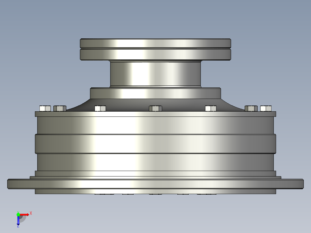 弹性环联轴器453744==12俯视图
