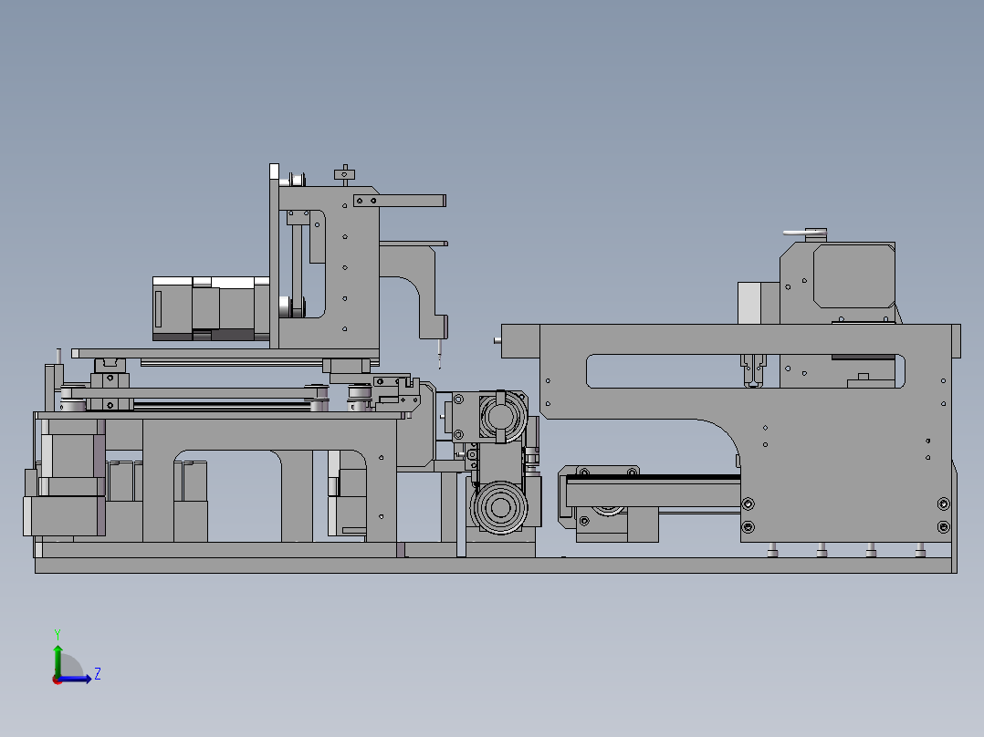 非标机械传动装置 (1)左视图