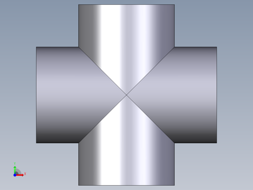 9XIV 90与溶剂焊接插座交叉前视缩略图