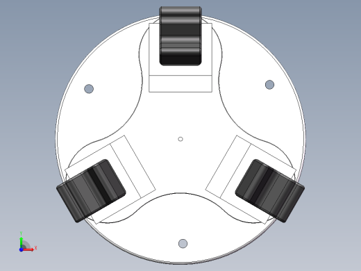 气动柔性夹爪组件前视缩略图