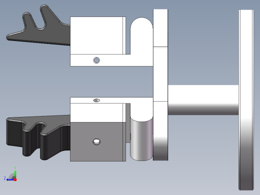 气动柔性夹爪组件右视缩略图