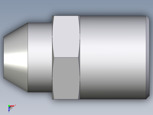 卡套式工业通用硬管接头EO_Weld_connector_AS06LX俯视缩略图