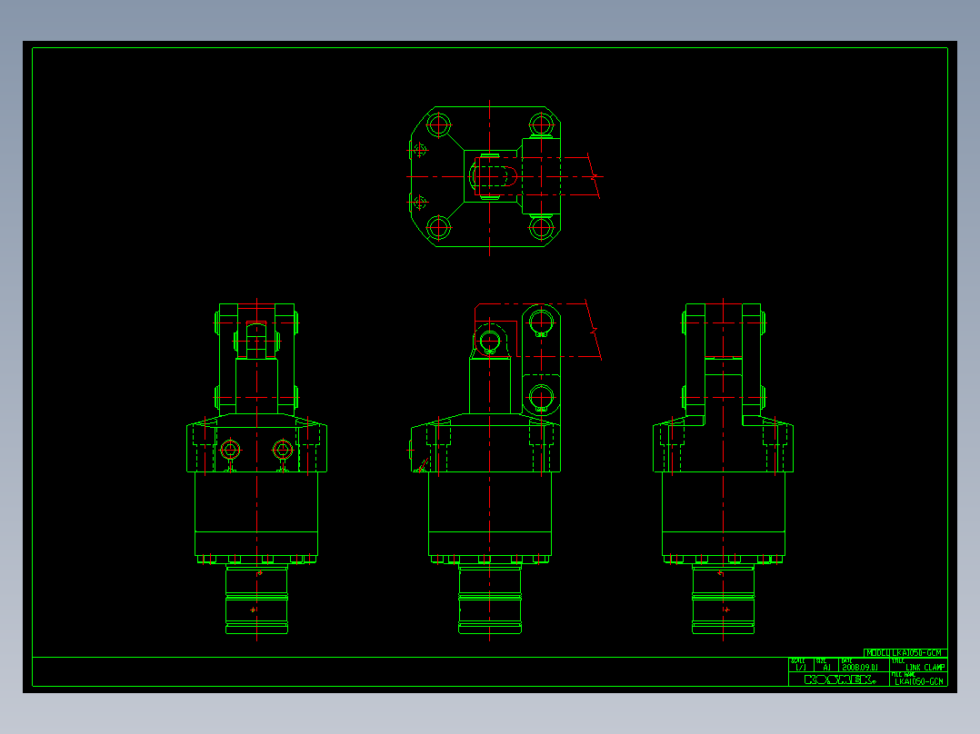 KOSMEKLKA1050-GCM多系列多零件图纸模型