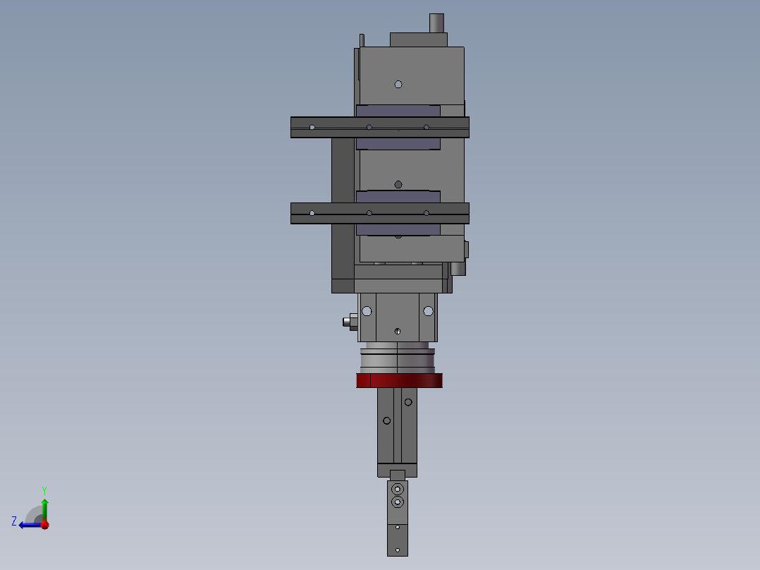 旋转夹持器（需要特征识别）右视图