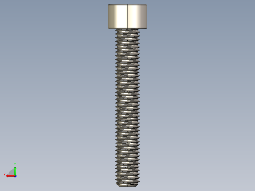 Screw_DIN_912_M10x65F_A2.STEP公制内六角螺钉后视缩略图