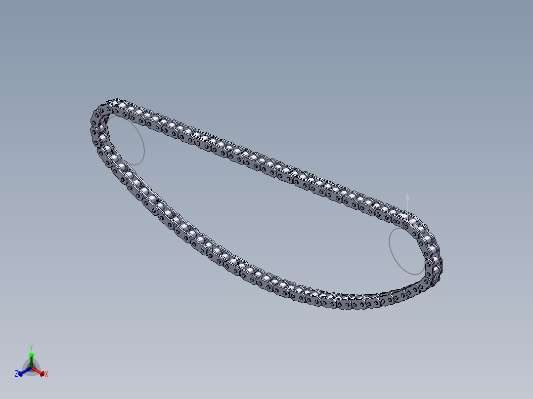 链条正等轴测图