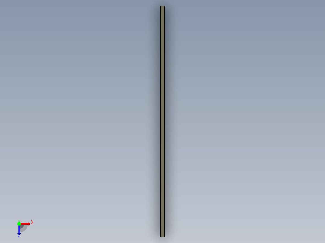 护栏断面 (1)俯视图