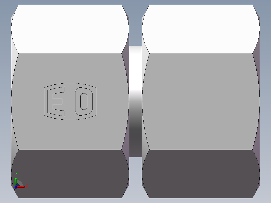 3C+3D 组合接头、3C-22前视图