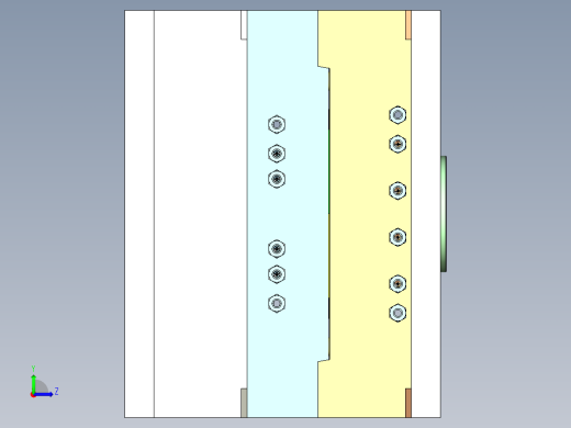 首饰盒模具左视缩略图