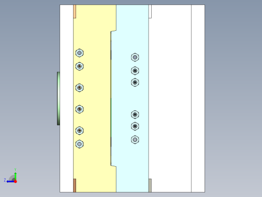 首饰盒模具右视缩略图