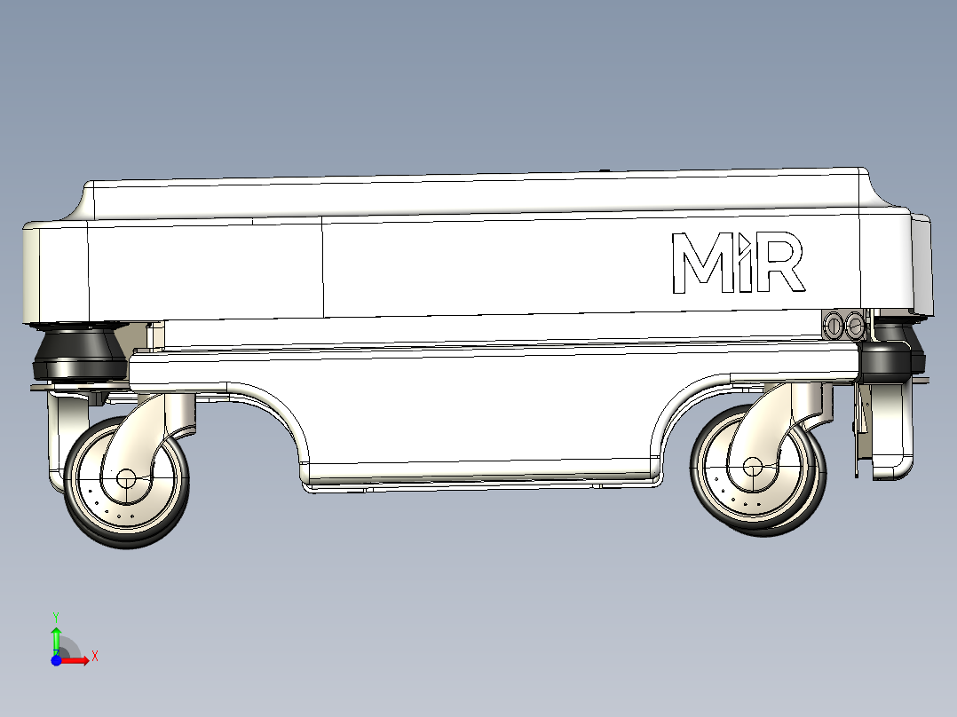 AGV小车、AGV(123)前视图