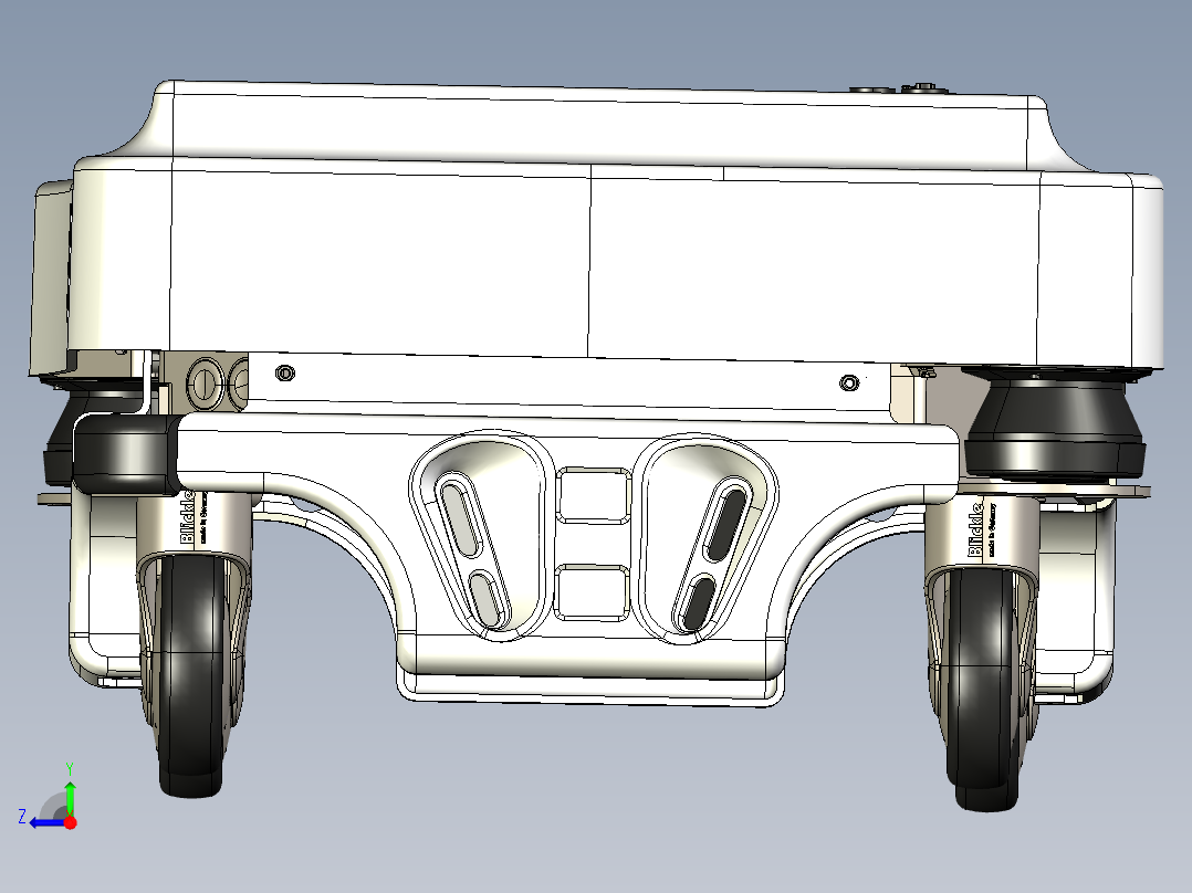 AGV小车、AGV(123)右视图