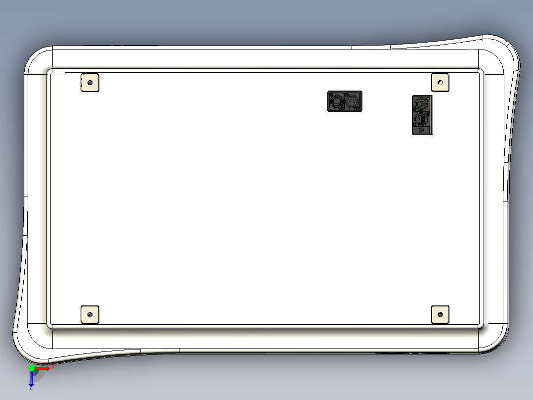 AGV小车、AGV(123)俯视图