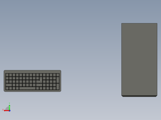B2004869-人体工学办公桌椅后视缩略图