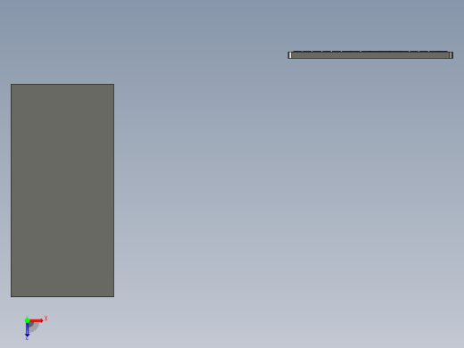 B2004869-人体工学办公桌椅俯视缩略图
