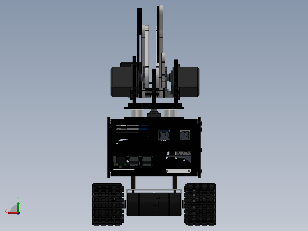AGV小车、AGV(75)后视图