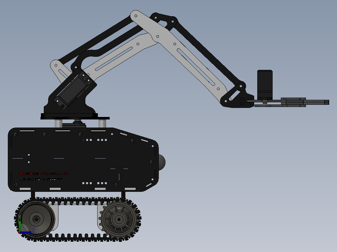AGV小车、AGV(75)左视图