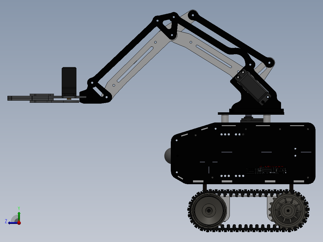 AGV小车、AGV(75)右视图
