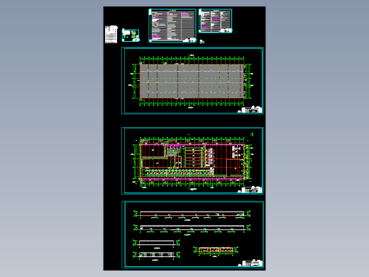 食用菌菌棒加工养菌车间建筑图