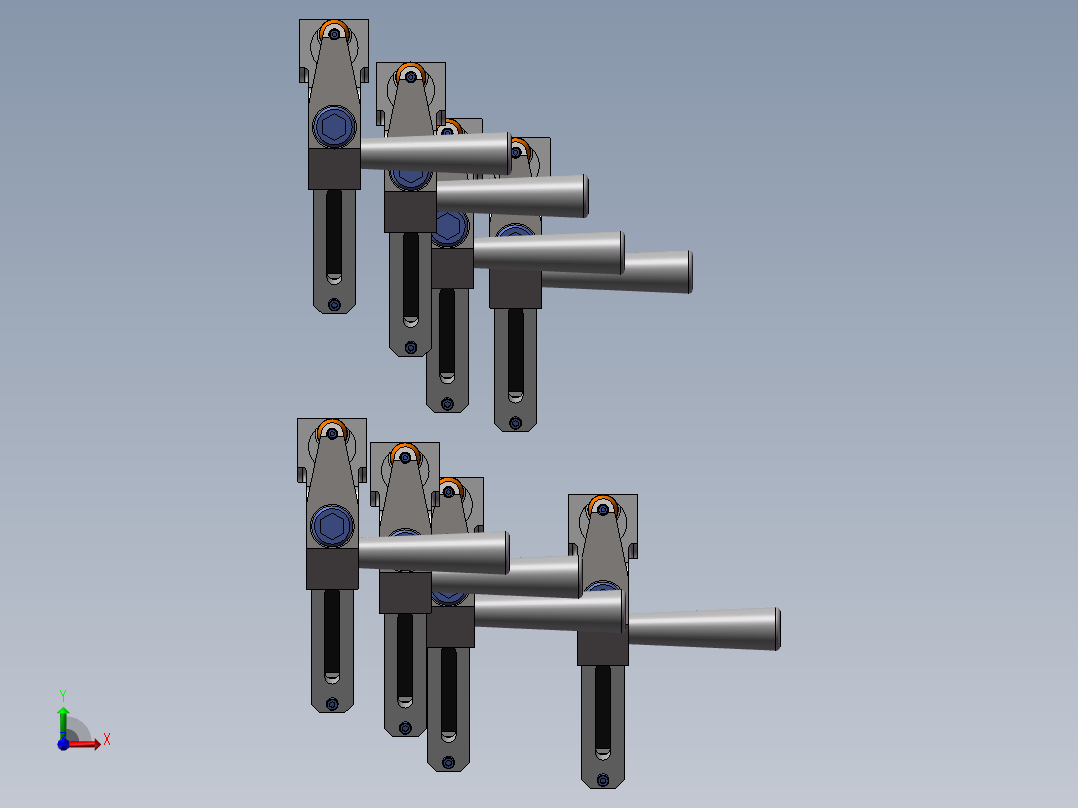 8款Duroloc7机组，带Tog-L-Loc 3.8压接装置具前视图