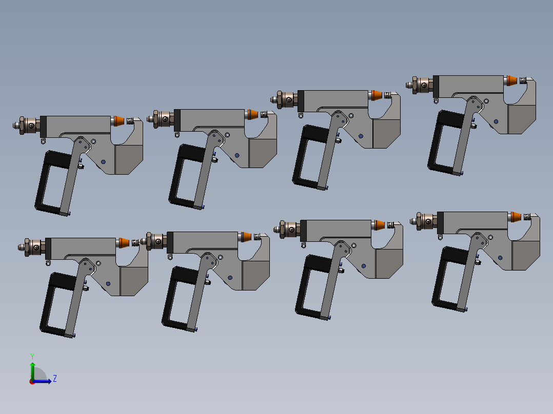 8款Duroloc7机组，带Tog-L-Loc 3.8压接装置具左视图