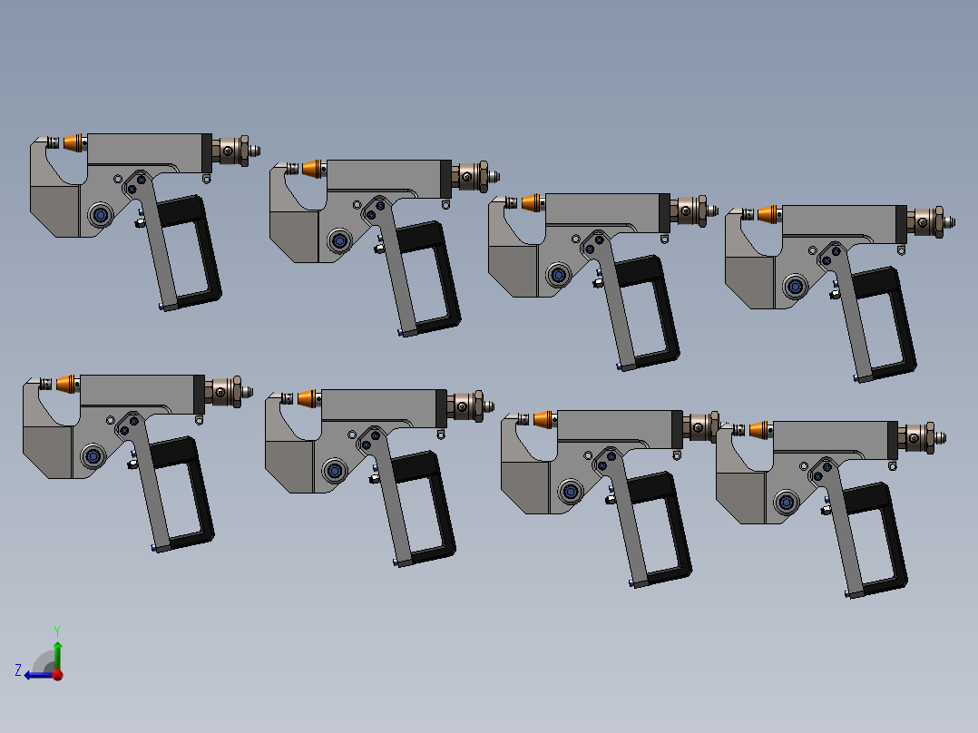 8款Duroloc7机组，带Tog-L-Loc 3.8压接装置具右视图