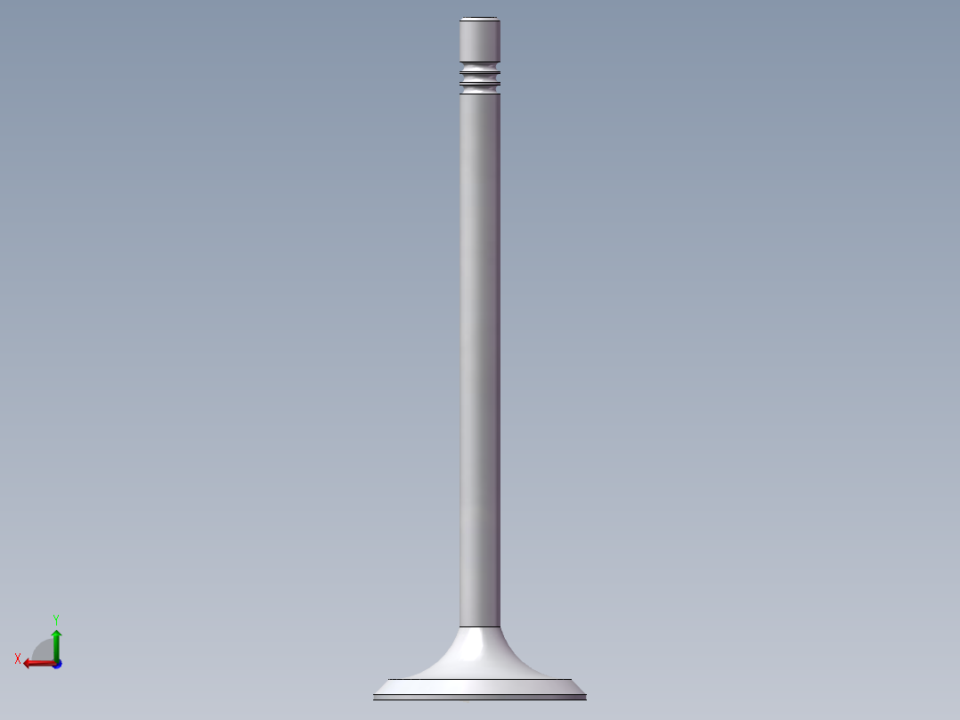 进气阀门后视图