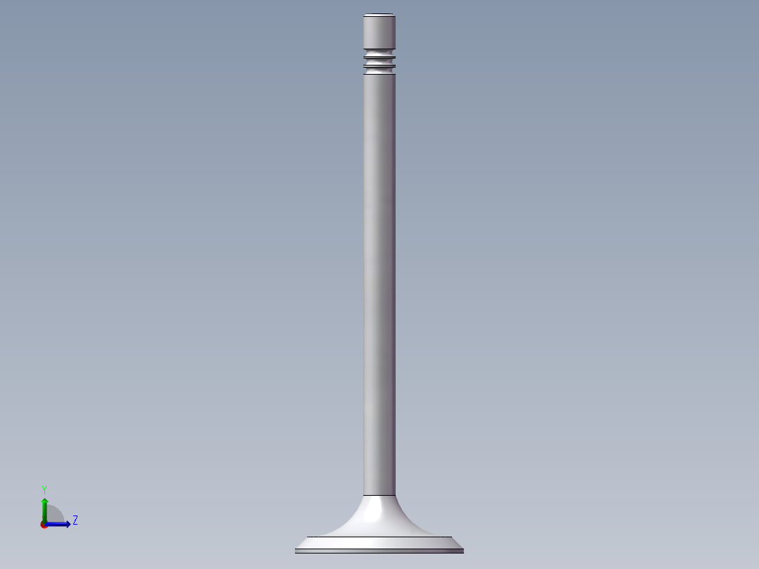 进气阀门左视图