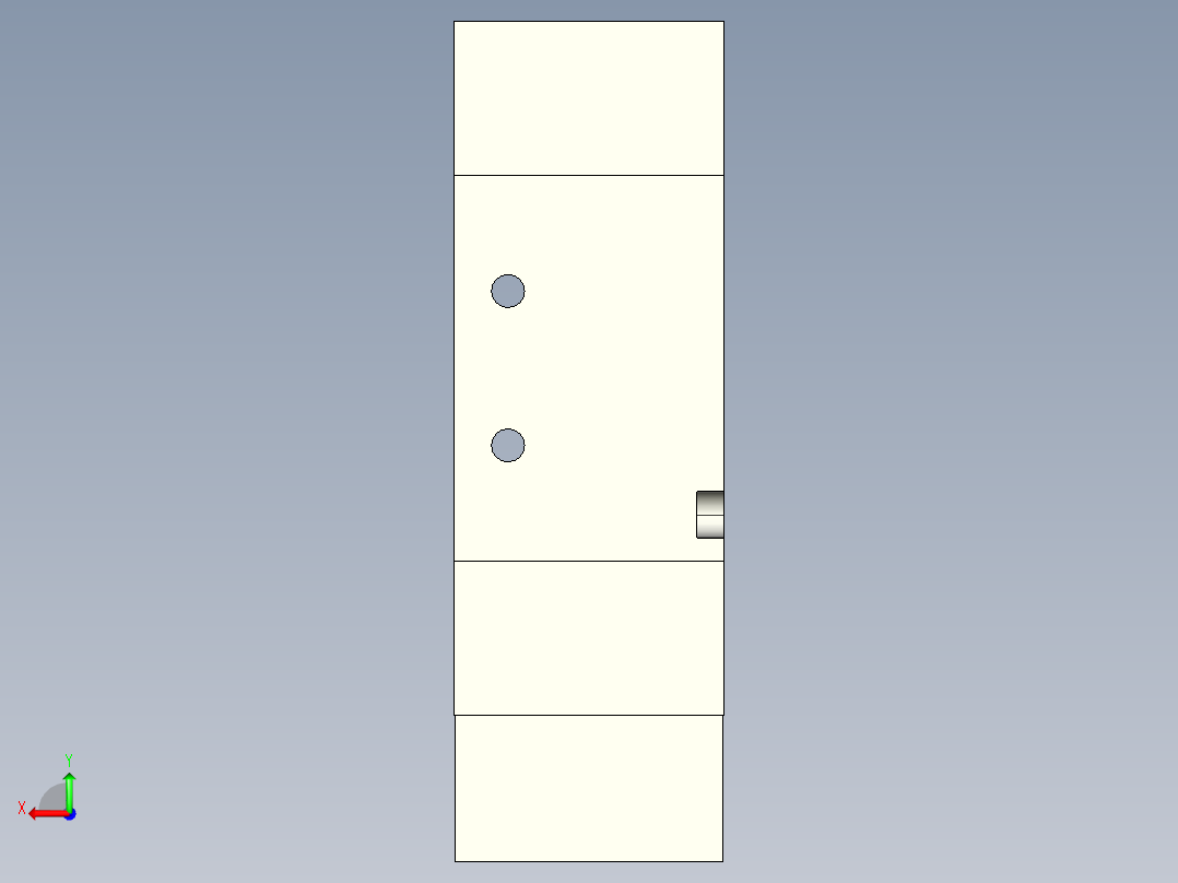 AirTAC气动元件 控制元件 气控阀 5A200-气控阀后视图